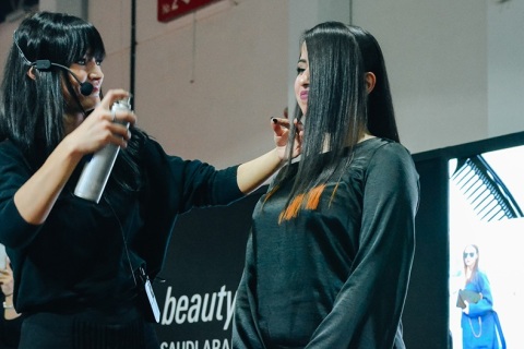 沙特利雅得美容美发展览会展会现场图片