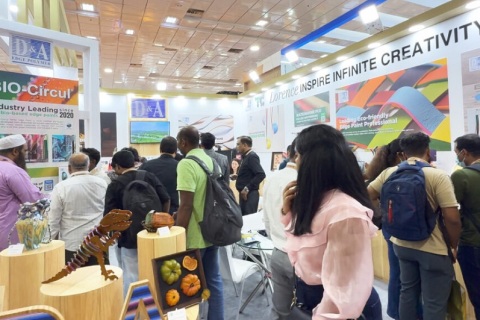 印度金奈皮革及鞋展览会展会现场图片