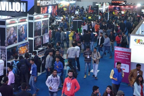 印度游戏展览会展会现场图片