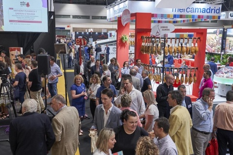 西班牙马德里肉类产品火腿展览会展会现场图片
