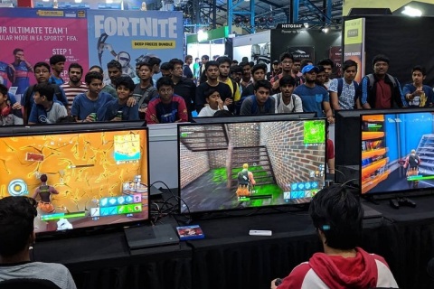 印度游戏展览会展会现场图片