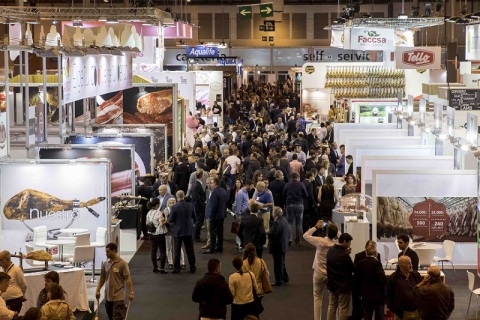 西班牙马德里肉类产品火腿展览会展会现场图片