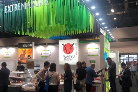 西班牙马德里肉类产品火腿展览会展会现场图片