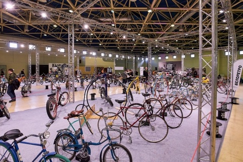 俄罗斯莫斯科自行车展展会现场图片