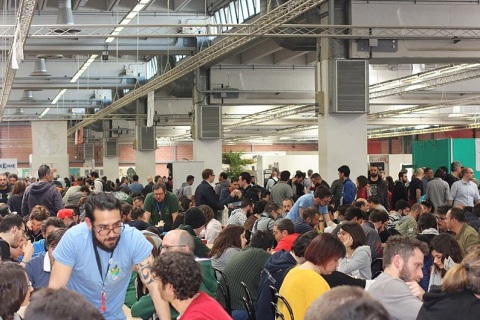 意大利桌游展览会展会现场图片