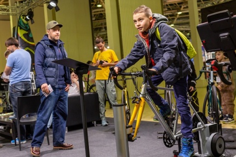 俄罗斯莫斯科自行车展展会现场图片