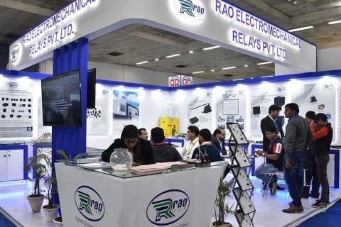 印度新德里摩托车展览会展会现场图片