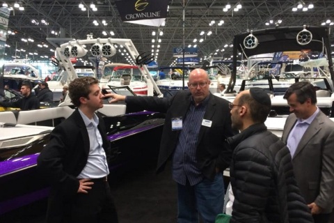 美国底特律游艇展览会展会现场图片
