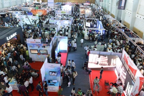 印度新德里贸易展览会展会现场图片