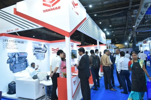 印度孟买海事展览会展会现场图片