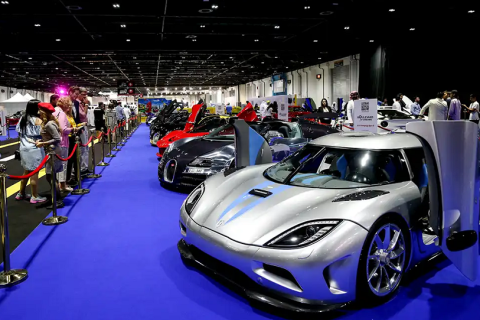 中东阿布扎比汽车、摩托车展览会展会现场图片