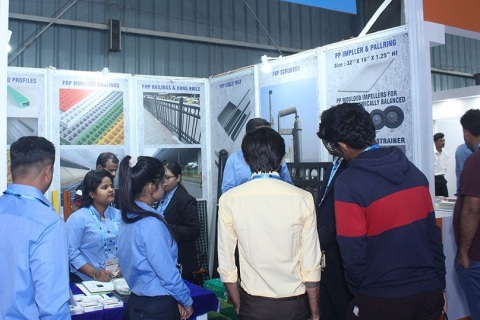 印度孟买复合材料展览会展会现场图片