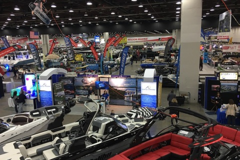 美国底特律游艇展览会展会现场图片