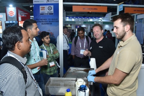 印度孟买海事展览会展会现场图片