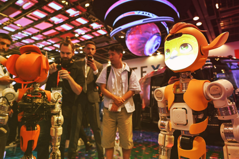 新加坡亚洲AI技术人工智能展展会现场图片