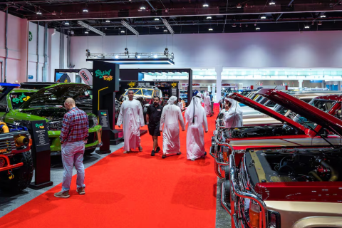 中东阿布扎比汽车、摩托车展览会展会现场图片