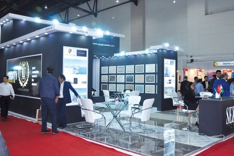 印度斋普尔石材展览会展会现场图片