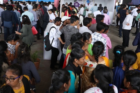 印度新德里贸易展览会展会现场图片