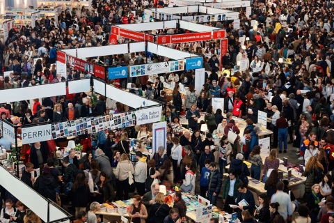 法国巴黎图书展览会展会现场图片