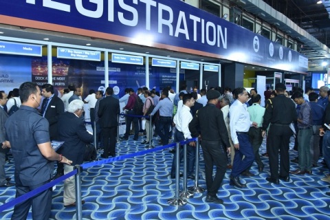 印度孟买海事展览会展会现场图片