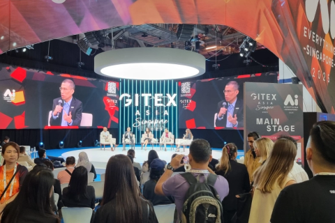 新加坡亚洲AI技术人工智能展展会现场图片