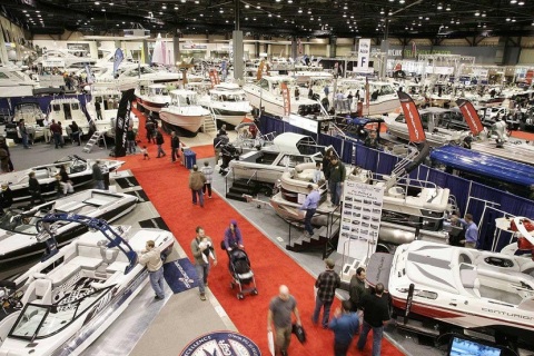美国底特律游艇展览会展会现场图片