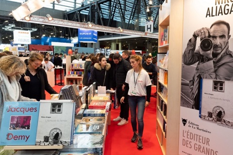 法国巴黎图书展览会展会现场图片