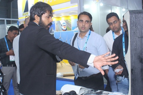 印度孟买复合材料展览会展会现场图片