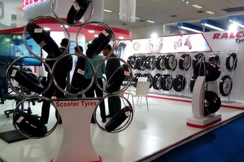 印度新德里轮胎展览会展会现场图片