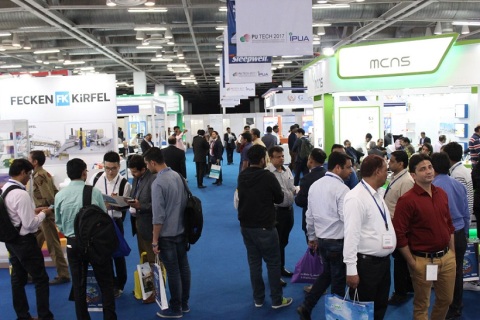 印度聚氨酯展览会展会现场图片