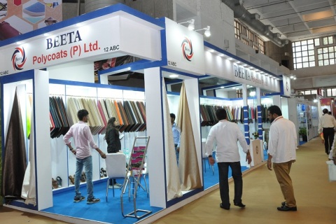 印度鞋类及皮革展览会展会现场图片