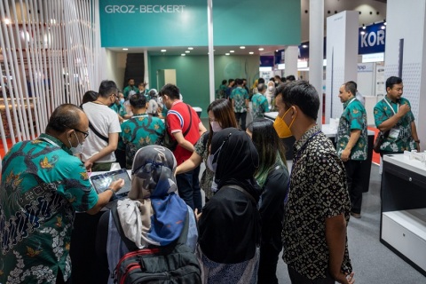 印尼数码纺织及丝网印刷展览会展会现场图片