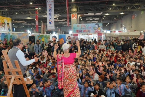 印度新德里书展览会展会现场图片