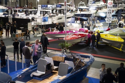 芬兰赫尔辛基游艇展览会展会现场图片