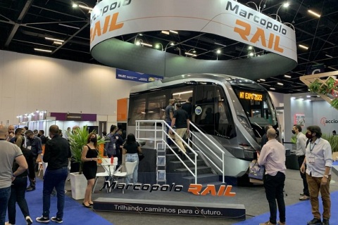 巴西圣保罗铁路轨道交通展览会展会现场图片