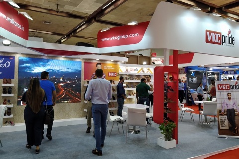 印度鞋类及皮革展览会展会现场图片