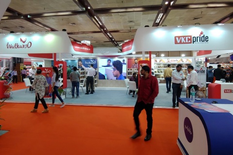 印度鞋类及皮革展览会展会现场图片