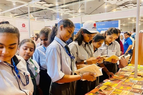 印度新德里书展览会展会现场图片