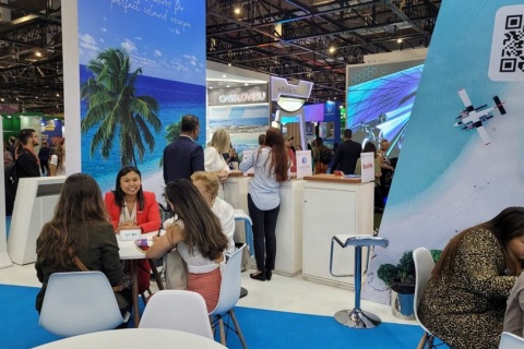 哈萨克斯坦阿拉木图旅游展览会展会现场图片