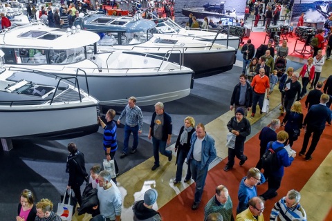芬兰赫尔辛基游艇展览会展会现场图片