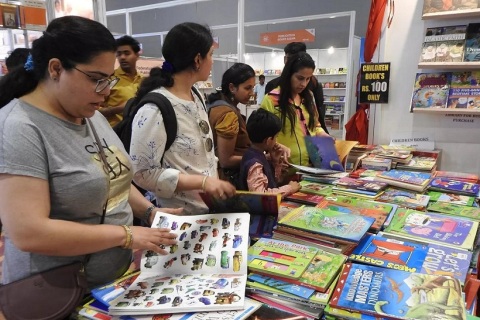 印度新德里书展览会展会现场图片