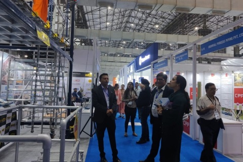 印度石油天然气及电力展览会展会现场图片