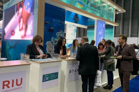 哈萨克斯坦阿拉木图旅游展览会展会现场图片