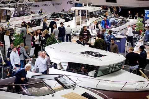 芬兰赫尔辛基游艇展览会展会现场图片