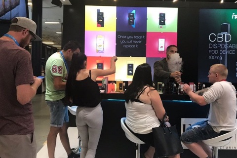 埃及开罗电子烟展览会展会现场图片