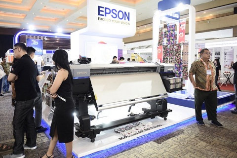 印尼数码纺织及丝网印刷展览会展会现场图片