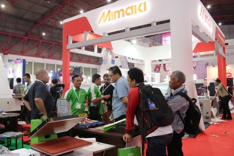 印尼数码纺织及丝网印刷展览会展会现场图片