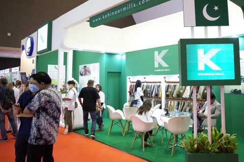 印尼数码纺织及丝网印刷展览会展会现场图片