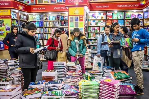 印度新德里书展览会展会现场图片