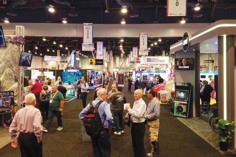 美国拉斯维加斯游乐设备展览会展会现场图片